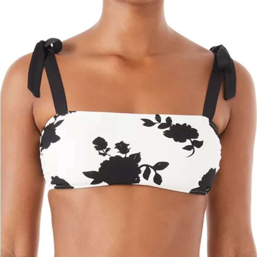 New! kate spade new york
Floral Print Shoulder Bow Bikini Top size XS